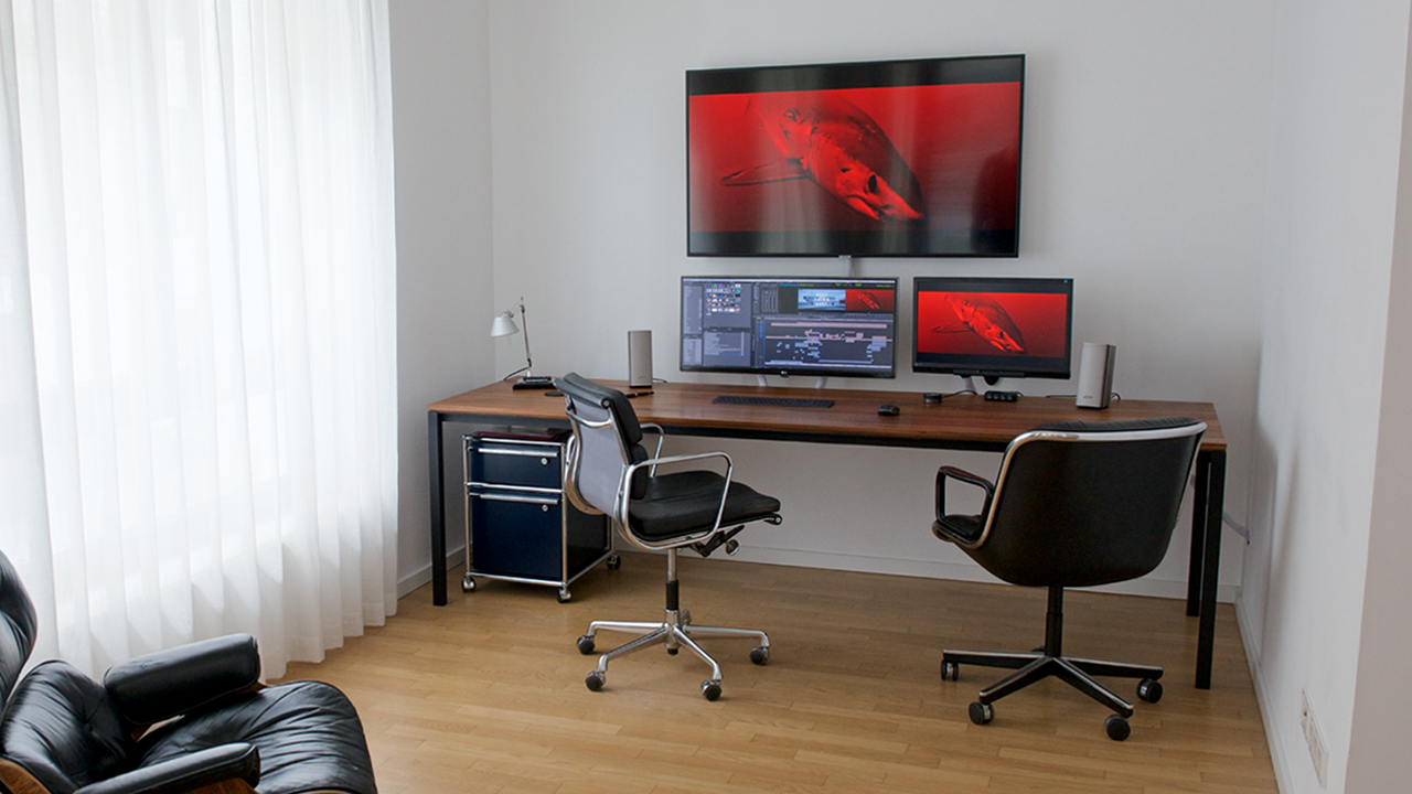 Dennis Karten film editor - Studioansicht